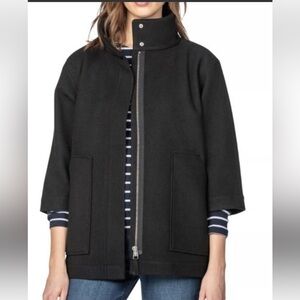 Lilla P Zip Front Women's Black Jacket